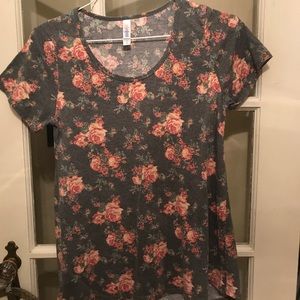 Medium floral lularoe classic T